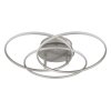 Kombos Plafonnier Luminaires Globo Lighting LED Nickel mat, 1 lumière