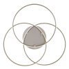 Kombos Plafonnier Luminaires Globo Lighting LED Nickel mat, 1 lumière
