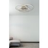 Kombos Plafonnier Luminaires Globo Lighting LED Nickel mat, 1 lumière