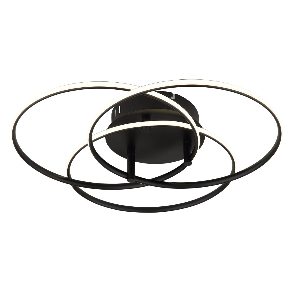 Kombos Plafonnier Luminaires Globo Lighting LED Noir, 1 lumière main product photo