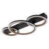 Dakari Plafonnier Luminaires Globo Lighting LED Noir, 1 lumière