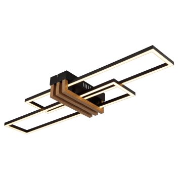 Dakari Plafonnier Luminaires Globo Lighting LED Écru, Noir, 1 lumière