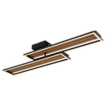 Dakari Plafonnier Luminaires Globo Lighting LED Noir, 1 lumière