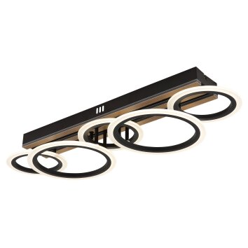 Blevins Plafonnier Luminaires Globo Lighting LED Écru, Noir, 1 lumière
