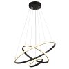 Corine Suspension Luminaires Globo Lighting LED Noir, 1 lumière