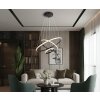 Corine Suspension Luminaires Globo Lighting LED Noir, 1 lumière