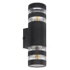 Hayes Applique murale Luminaires Globo Lighting Noir, 2 lumières