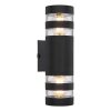 Hayes Applique murale Luminaires Globo Lighting Noir, 2 lumières