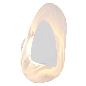 Dorsey Applique murale Luminaires Globo Lighting LED Blanc, 1 lumière