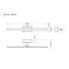Bennett Applique murale Luminaires Globo Lighting LED Or, 1 lumière