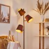 Lampadaire Lungre Rouille, 3 lumières