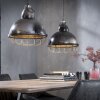 Suspension Spordonk Acier brossé, 2 lumières