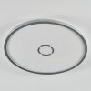 Simonstorp Plafonnier, Panel LED Argenté, Blanc, 1 lumière
