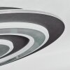 Lidor Plafonnier LED Noir, 1 lumière