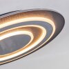 Lidor Plafonnier LED Noir, 1 lumière