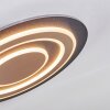 Lidor Plafonnier LED Noir, 1 lumière