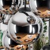 Gastor Suspension, Boule lumineuse, Suspension Chrome, Fumé, 8 lumières