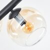 Koyoto Plafonnier, Boule lumineuse Ambre, Clair, 8 lumières