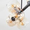 Koyoto Plafonnier, Boule lumineuse Ambre, Clair, 8 lumières