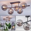 Chehalis Plafonnier, Boule lumineuse Fumé, 5 lumières