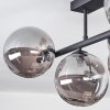 Chehalis Plafonnier, Boule lumineuse Fumé, 5 lumières