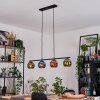 Koyoto Suspension, Boule lumineuse, Suspension Bleu, Vert, Cuivré, 4 lumières