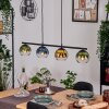 Koyoto Suspension, Boule lumineuse, Suspension Bleu, Or, Vert, Clair, 4 lumières