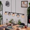 Gastor Suspension, Boule lumineuse, Suspension Ambre, Clair, Fumé, 5 lumières