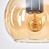 Koyoto Suspension, Boule lumineuse, Suspension Écru, Noir, 5 lumières