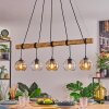 Koyoto Suspension, Boule lumineuse, Suspension Écru, Noir, 5 lumières