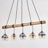 Koyoto Suspension, Boule lumineuse, Suspension Écru, Noir, 5 lumières