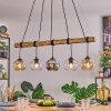 Koyoto Suspension, Boule lumineuse, Suspension Écru, Noir, 5 lumières