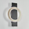 Lidor Applique murale LED Noir, 1 lumière