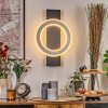 Lidor Applique murale LED Noir, 1 lumière