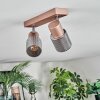 Medelim Plafonnier, Spot de plafond Bronze, 2 lumières