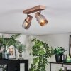 Medelim Plafonnier, Spot de plafond Bronze, 2 lumières