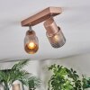 Medelim Plafonnier, Spot de plafond Bronze, 2 lumières