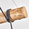 Koyoto Suspension, Boule lumineuse, Suspension Écru, Noir, 5 lumières