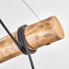 Koyoto Suspension, Boule lumineuse, Suspension Écru, Noir, 5 lumières