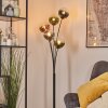 Gastor Boule lumineuse, Lampadaire Bleu, Vert, Clair, Cuivré, 5 lumières