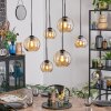 Koyoto Suspension, Boule lumineuse, Suspension Ambre, 6 lumières