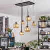 Koyoto Suspension, Boule lumineuse, Suspension Ambre, 6 lumières