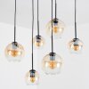 Koyoto Suspension, Boule lumineuse, Suspension Ambre, Clair, 6 lumières