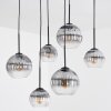 Koyoto Suspension, Boule lumineuse, Suspension Clair, Fumé, 6 lumières