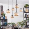 Koyoto Suspension, Boule lumineuse, Suspension Ambre, 6 lumières