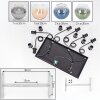 Koyoto Suspension, Boule lumineuse, Suspension Ambre, Bleu, Vert, Clair, Fumé, 6 lumières
