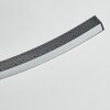 Arlan Plafonnier LED Noir, 1 lumière