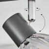 Saire Plafonnier, Spot de plafond Chrome, Noir, 2 lumières