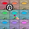 Omaro Plafonnier, Panel LED Blanc, 1 lumière, Changeur de couleurs