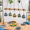 Koyoto Suspension, Boule lumineuse, Suspension Écru, Noir, 5 lumières